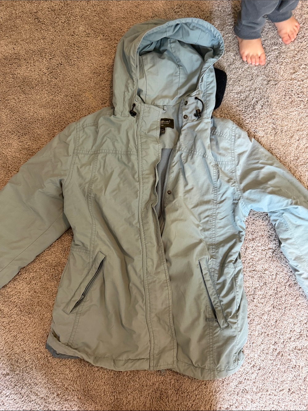 Eddie Bauer Hooded Raincoat